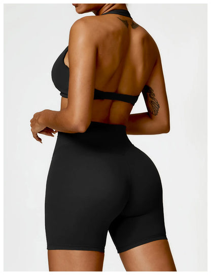 Women’s Seamless Yoga Set – Push-Up Sports Bra & High-Waist Leggings | Lock In