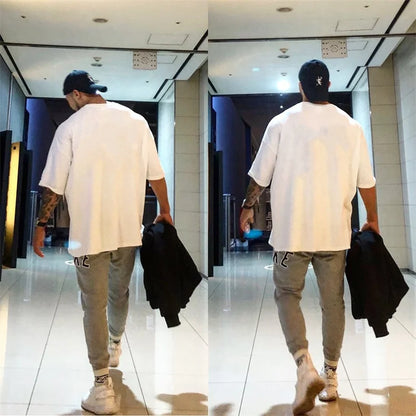 Men’s Oversize Sports T-Shirt – Gym Streetwear Tee | Lock In