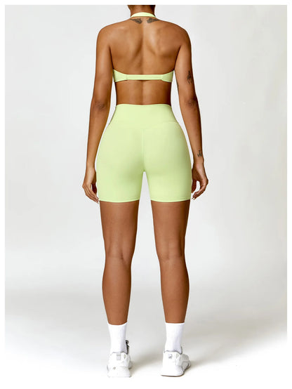 Women’s Seamless Yoga Set – Push-Up Sports Bra & High-Waist Leggings | Lock In