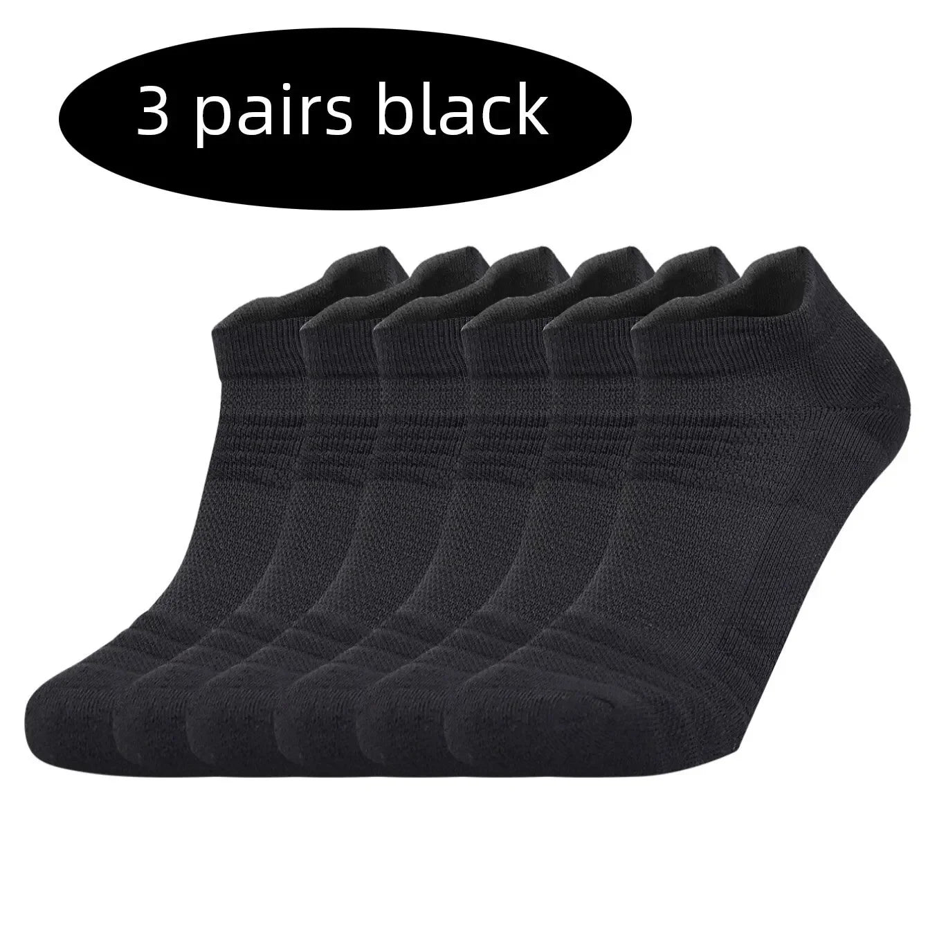 3-Pair Running Socks (Men & Women) — Performance Ankle Running Socks | Lock In