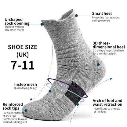 3-Pair Running Socks (Men & Women) — Performance Ankle Running Socks | Lock In