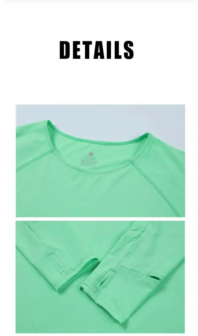 Men’s Marathon Running Long Sleeve Top – Quick-Dry Anti-UV Training Shirt | Lock In
