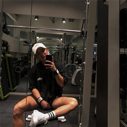 Men’s Oversize Sports T-Shirt – Gym Streetwear Tee | Lock In