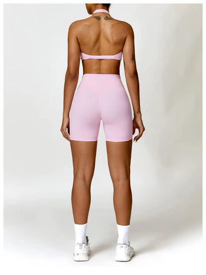 Women’s Seamless Yoga Set – Push-Up Sports Bra & High-Waist Leggings | Lock In
