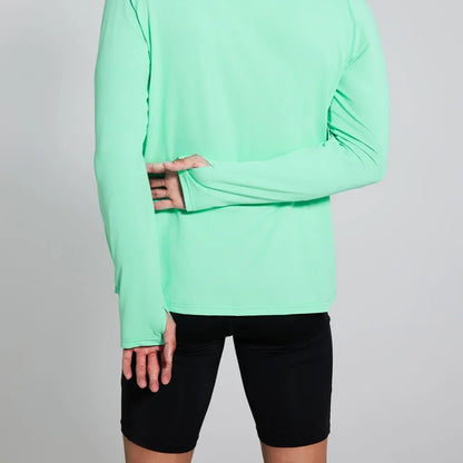 Men’s Marathon Running Long Sleeve Top – Quick-Dry Anti-UV Training Shirt | Lock In