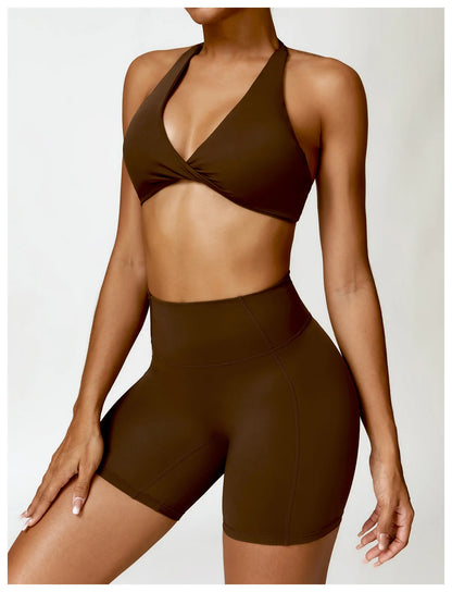 Women’s Seamless Yoga Set – Push-Up Sports Bra & High-Waist Leggings | Lock In