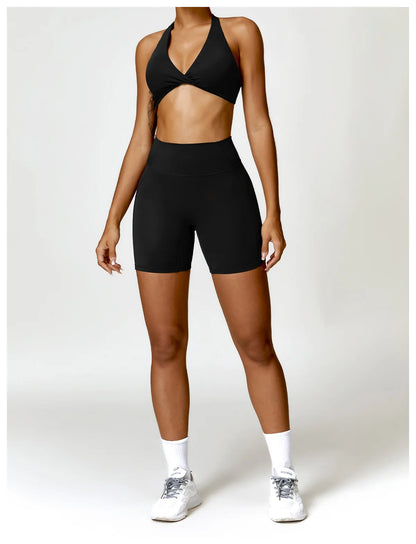 Women’s Seamless Yoga Set – Push-Up Sports Bra & High-Waist Leggings | Lock In
