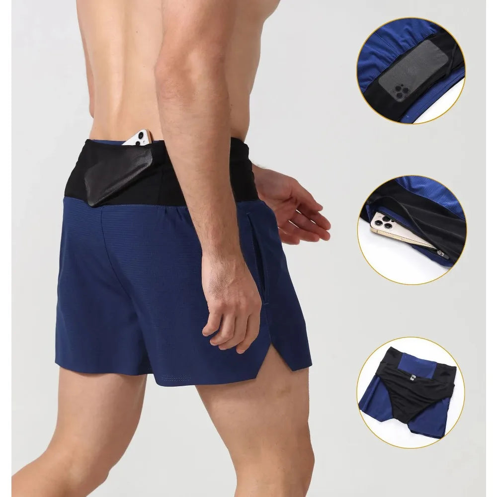 Men’s 2-in-1 Marathon Running Shorts | Lock In