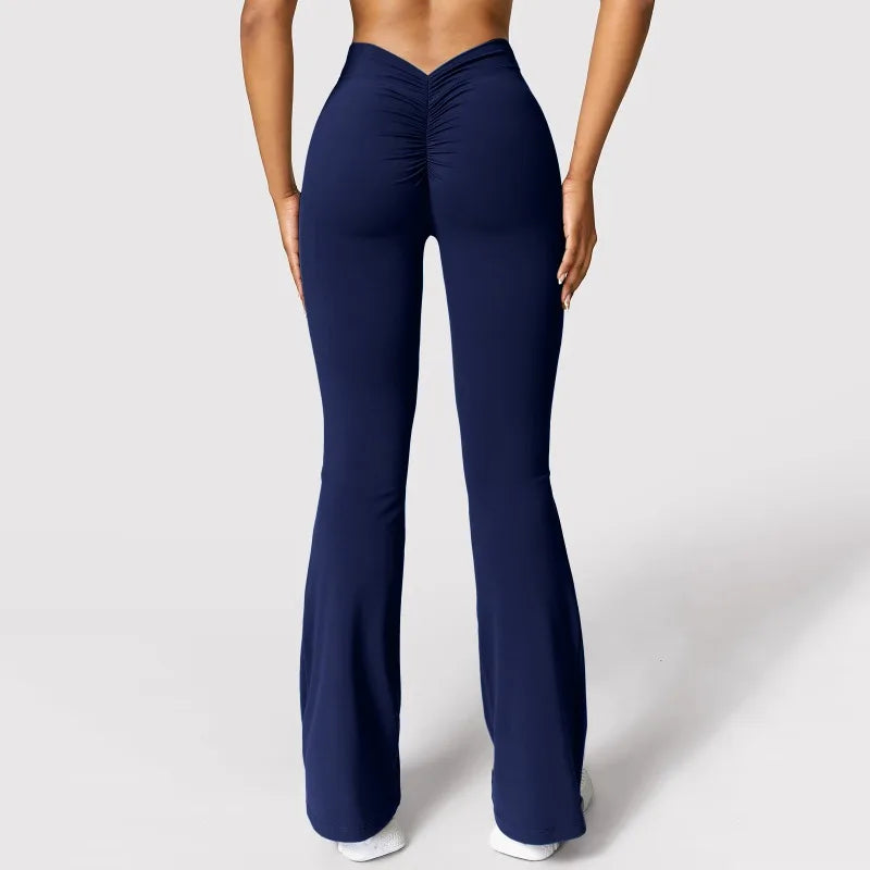 Women’s Flared Pants – High-Waist Push-Up | Lock In