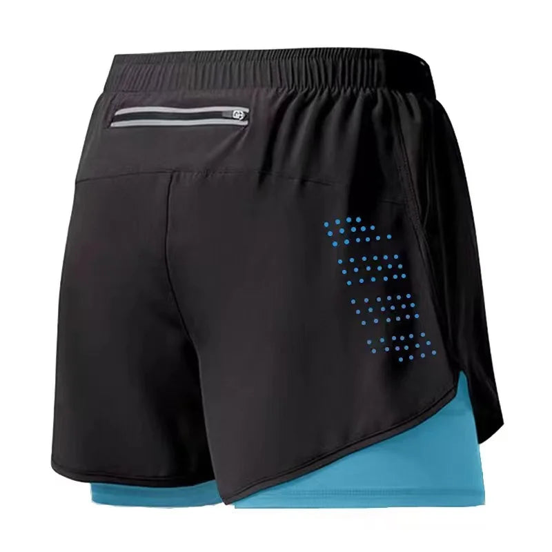 Men’s Quick-Dry Double-Layer Running & Training Shorts | Lock In