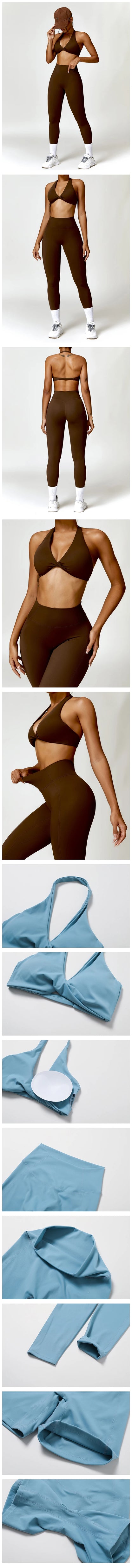Women’s Halter Sports Bra & High-Waist Leggings | Lock In