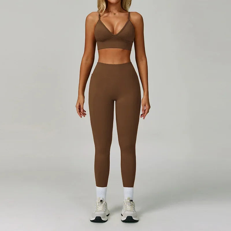 Women's 2-Piece High Waisted Track Set