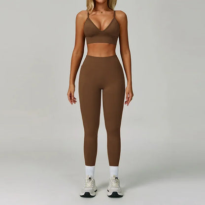 Women's 2-Piece High Waisted Track Set