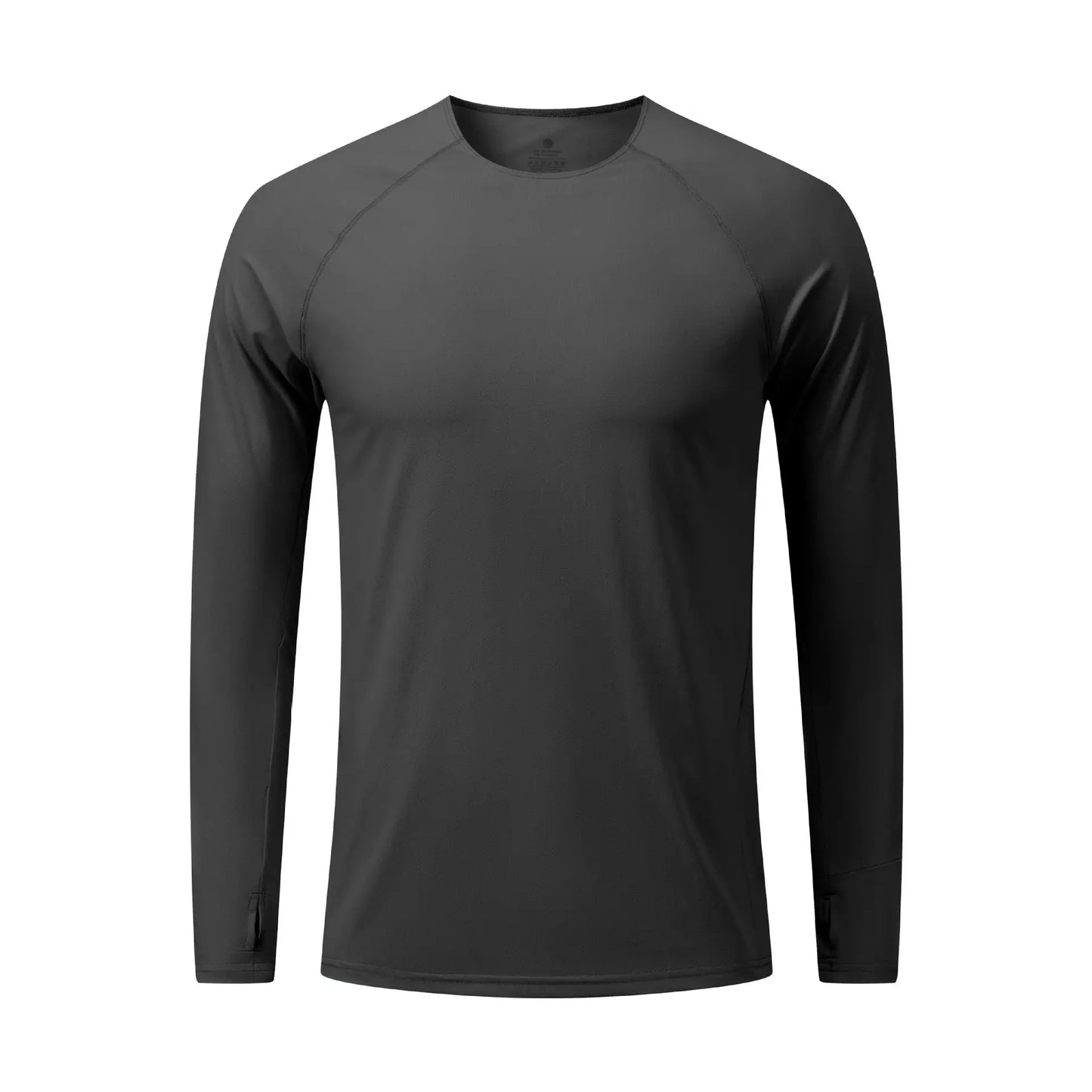 Men’s Marathon Running Long Sleeve Top – Quick-Dry Anti-UV Training Shirt | Lock In