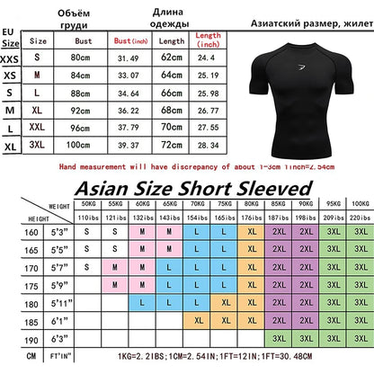 Men’s Running Compression T-Shirt – Quick-Dry Athletic Sport & Gym Top | Lock In