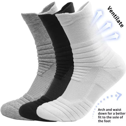 3-Pair Running Socks (Men & Women) — Performance Ankle Running Socks | Lock In