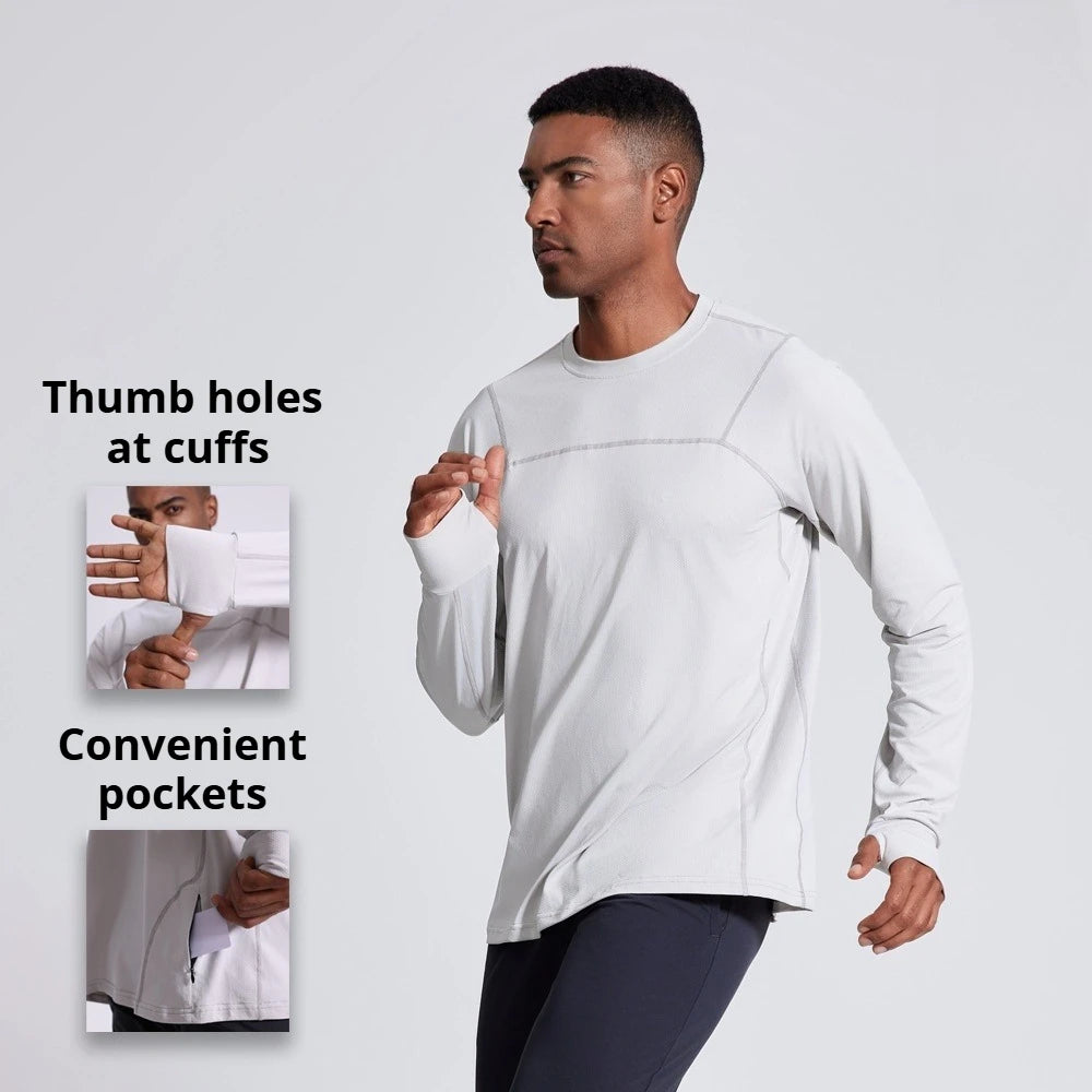 Men’s Long Sleeve Running Shirt | Lock In