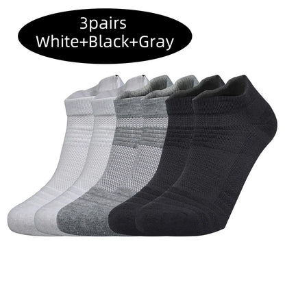 3-Pair Running Socks (Men & Women) — Performance Ankle Running Socks | Lock In