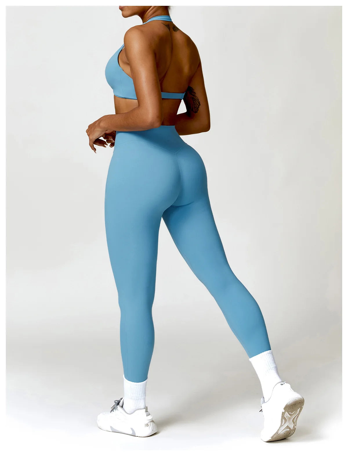 Women’s Halter Sports Bra & High-Waist Leggings | Lock In